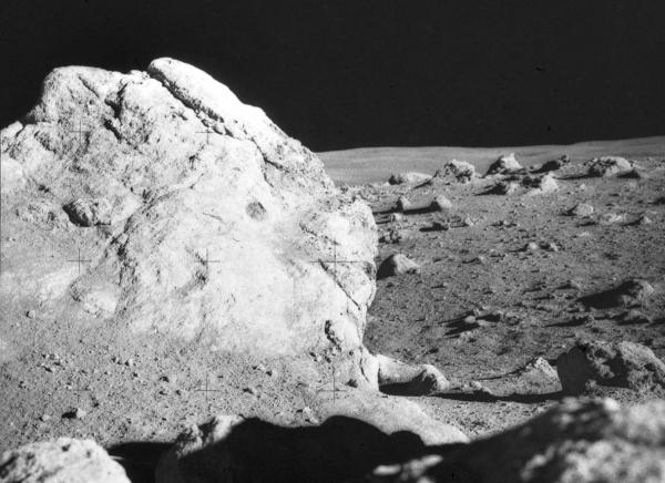 Apollo 14 Moon Surface and Rocks