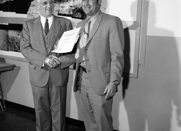 Apollo Moon Missions "Exceptional Service" Presentations By Dr. Draper