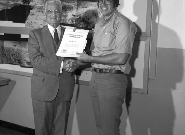 Apollo Moon Missions "Exceptional Service" Presentations By Dr. Draper