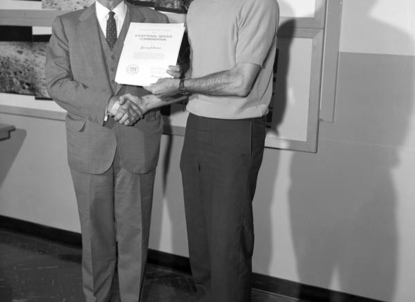 Apollo Moon Missions "Exceptional Service" Presentations By Dr. Draper