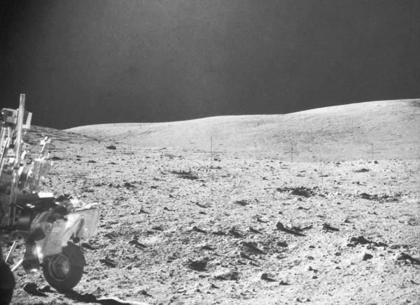 Apollo 14 Moon Surface and Modular Equipment Transporter