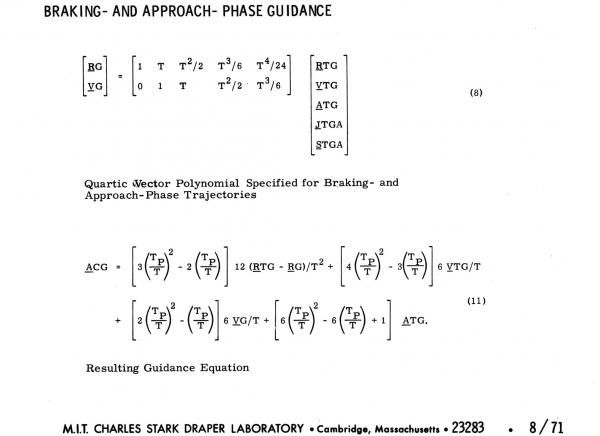 Braking and Approach Phase Guidance