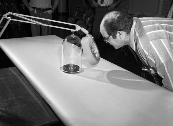 Moon Rock On Display In Draper Lab