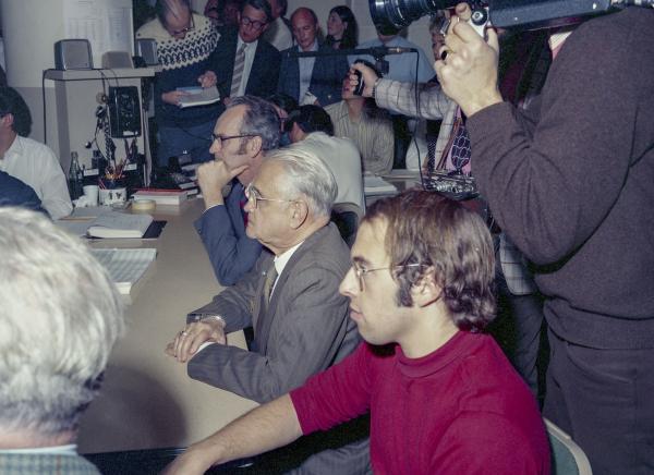 Draper and Ragan at the Apollo 17 Splashdown Party Draper and Ragan at the Apollo 17 Splashdown Party