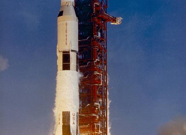 Apollo 11 Launch on Saturn V rocket