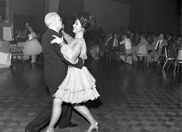 Draper Dancing At Lab Christmas Party