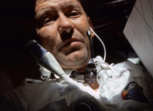Apollo 7 Astronaut Walter Schirra During Mission