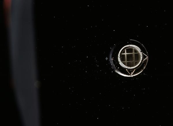 View of Saturn V Third Stage from Apollo 8 Spacecraft