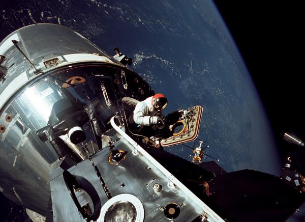 Apollo 9 Command and Service Module Docked with Lunar Module