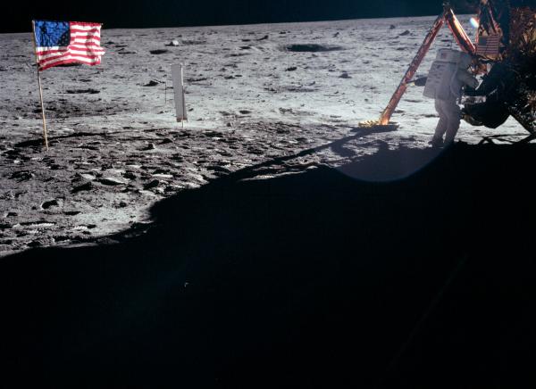 Apollo 11 Astronaut Neil Armstrong during Lunar EVA