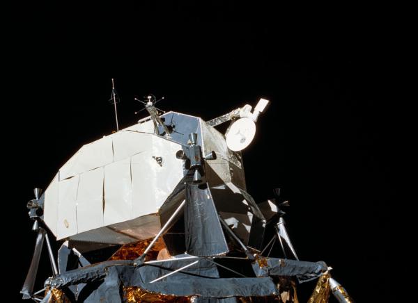 Apollo 16 Lunar Module on the Moon's Surface