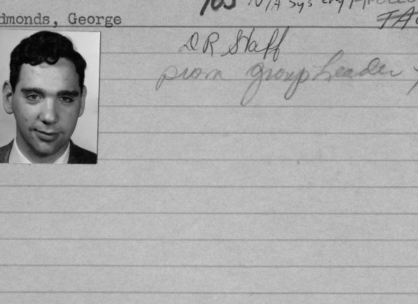 George Edmonds Employee Card