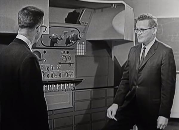 Eldon Hall as seen in MIT Film about Apollo Guidance Computer