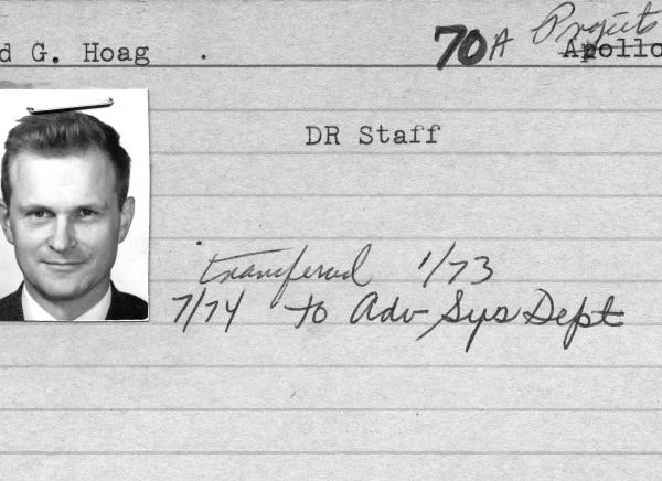 David Hoag Employee Card