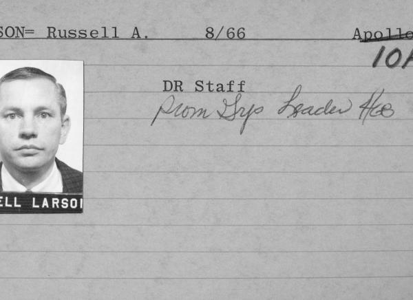 Russell Larson Employee Card