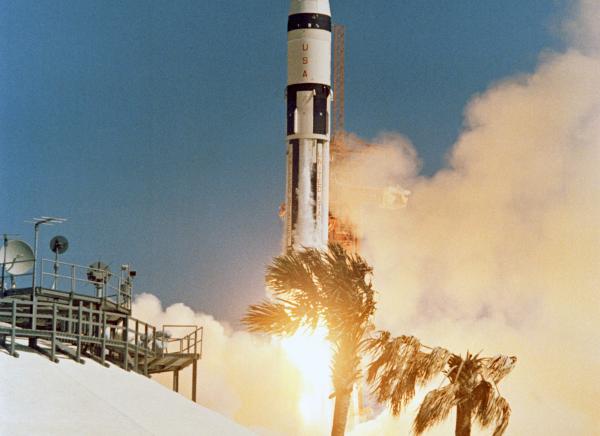 Apollo 7 Launch Saturn IB Rocket