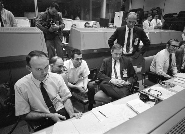 NASA Mission Control During Apollo 8