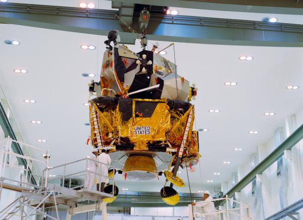 Apollo 12 Lunar Module Preparation