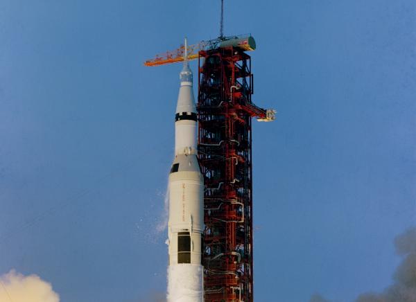 Apollo 13 Launch of Saturn V Rocket