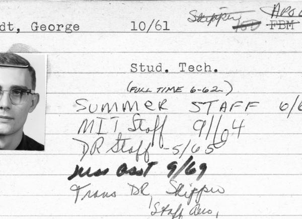 George Schmidt Employee Card