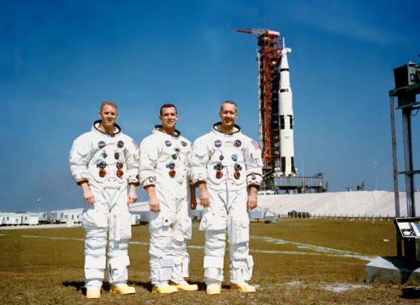 Apollo 9 Crew Schweickart, Scott, and McDivitt