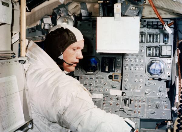 Astronaut Neil Armstrong Simulation Training