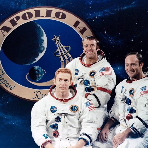 Apollo 14 Crew Shepard, Roosa, and Mitchell