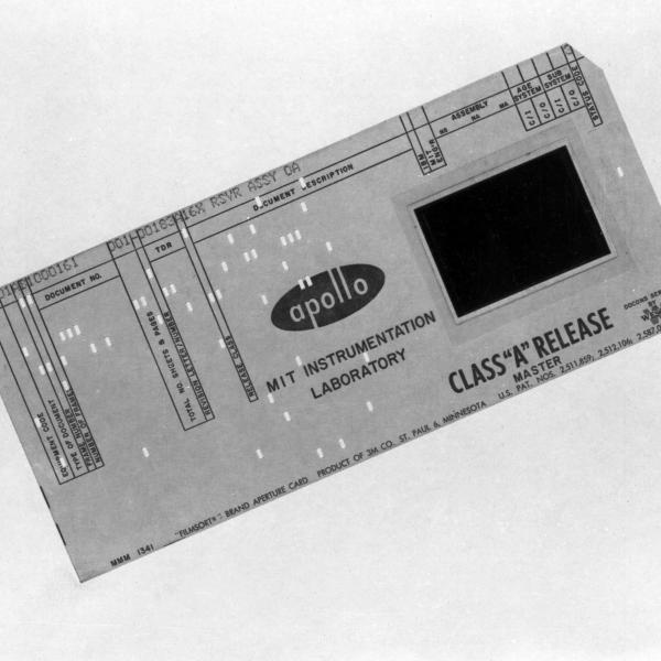 Apollo Class A Data Punch Card 